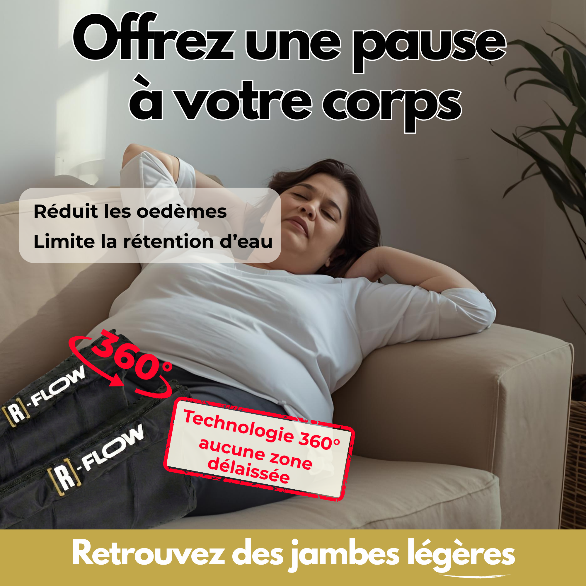 [R]4 Essentiel - Bottes de pressothérapie Bien-Etre