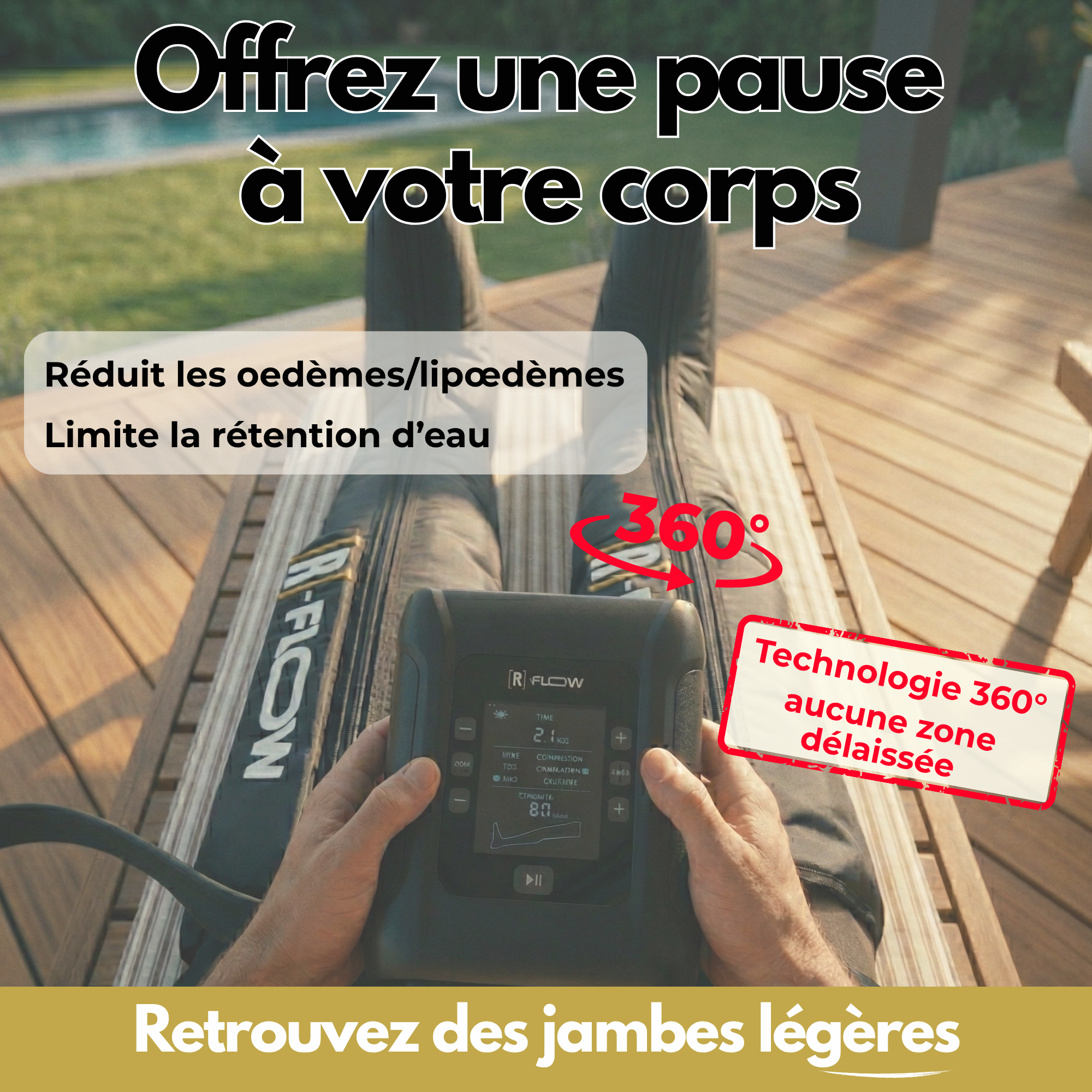 [R]4 Essentiel - Bottes de pressothérapie Bien-Etre