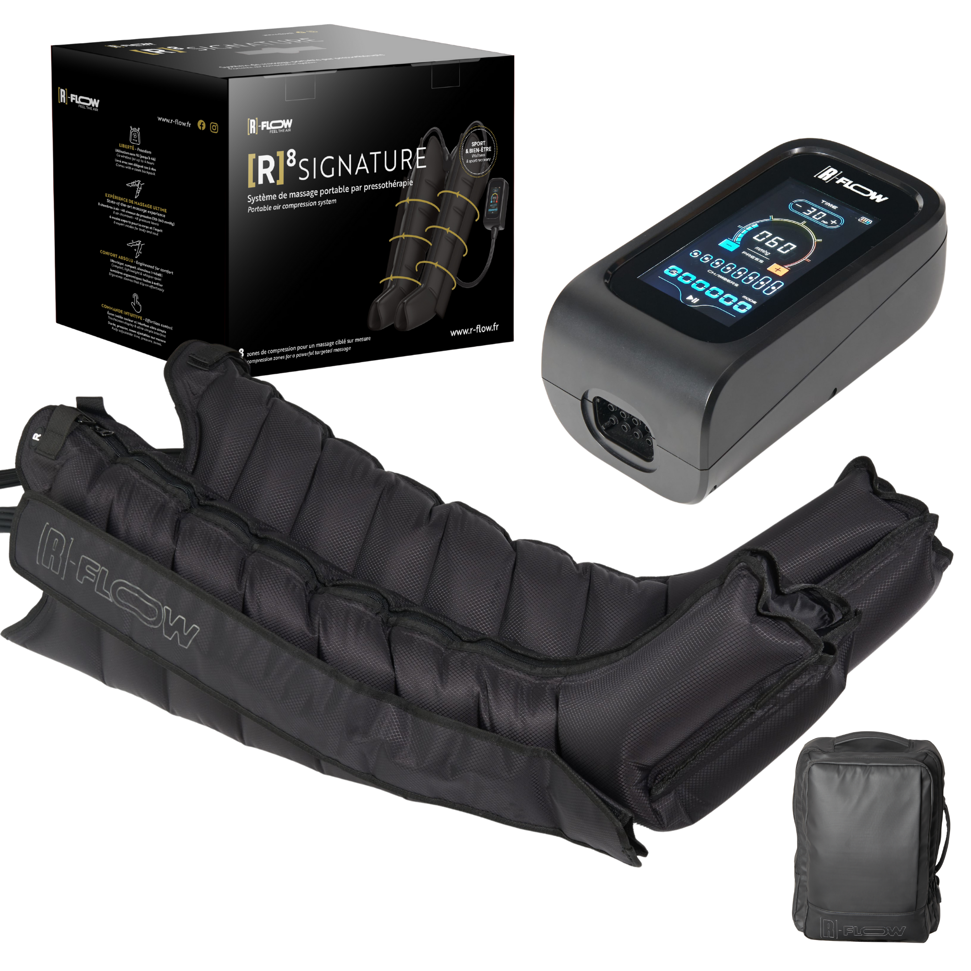 [R]8 Signature - Bottes de pressothérapie Premium