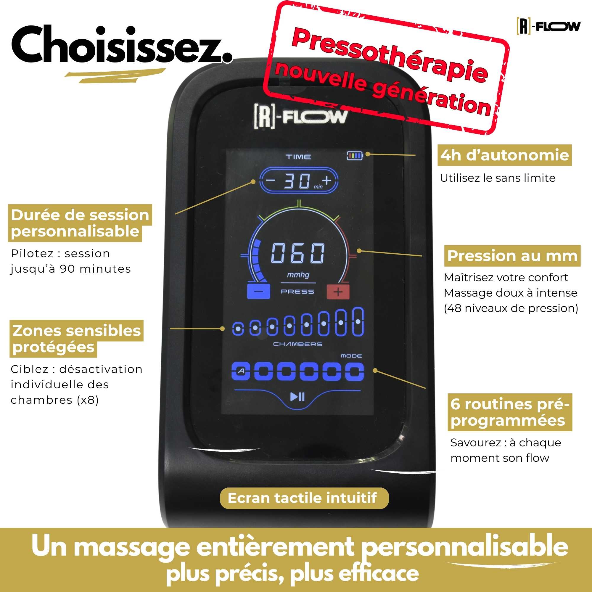 [R]8 Signature - Bottes de pressothérapie Premium